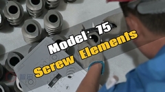 ZSE75MAXX টুইন স্ক্রু এক্সট্রুডার স্ক্রু উপাদান প্রাক বিতরণ পরিদর্শন# এক্সট্রুশন মেশিন