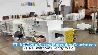 ZT-NX টুইন স্ক্রু এক্সট্রুডার গিয়ারবক্স চালানের জন্য প্রস্তুত